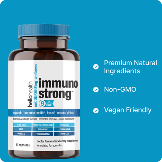 9-in-1 Immune Support Natural & Detox capsules