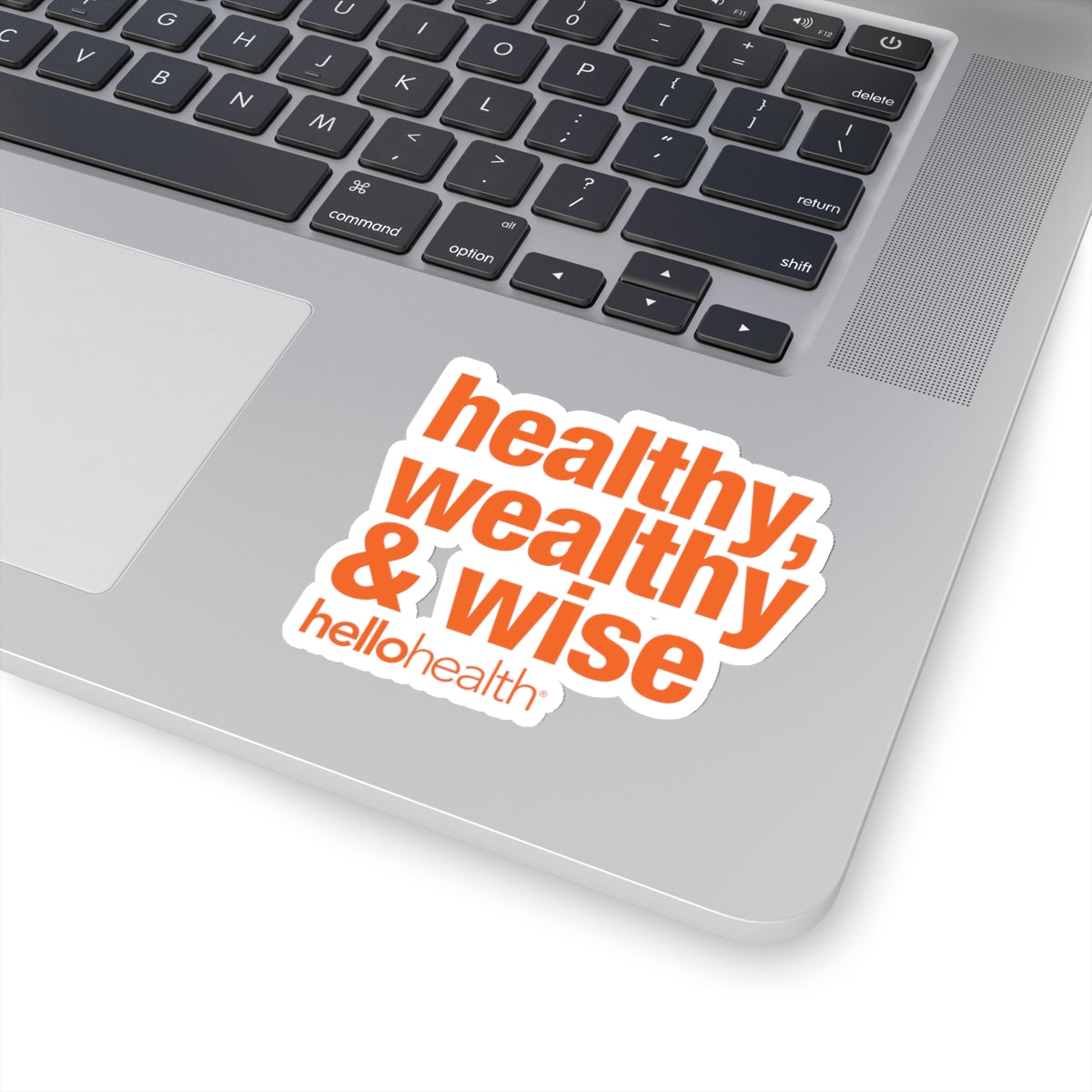 healthy, wealthy & wise Sticker