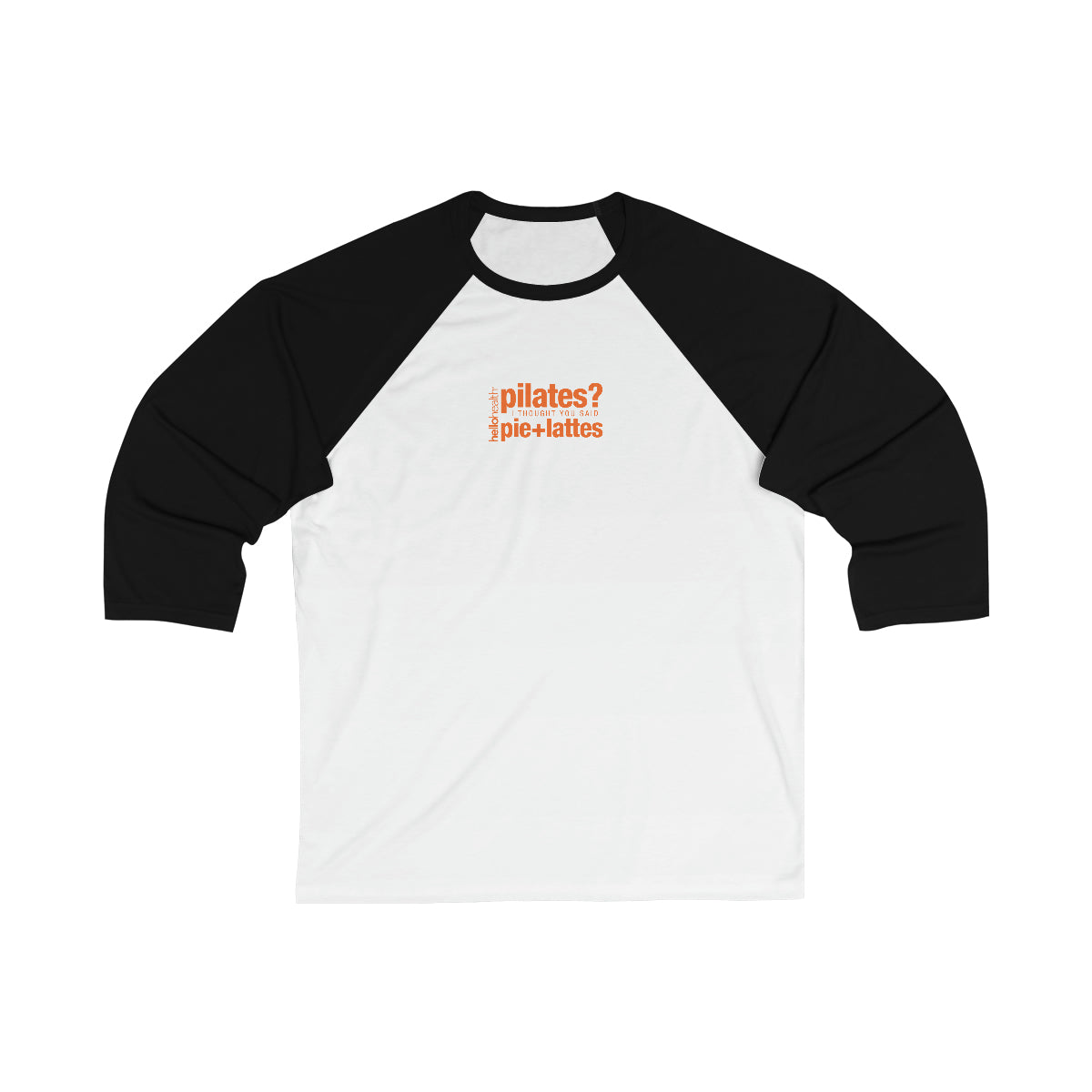 pie + lattes 3\4 Sleeve Baseball Tee