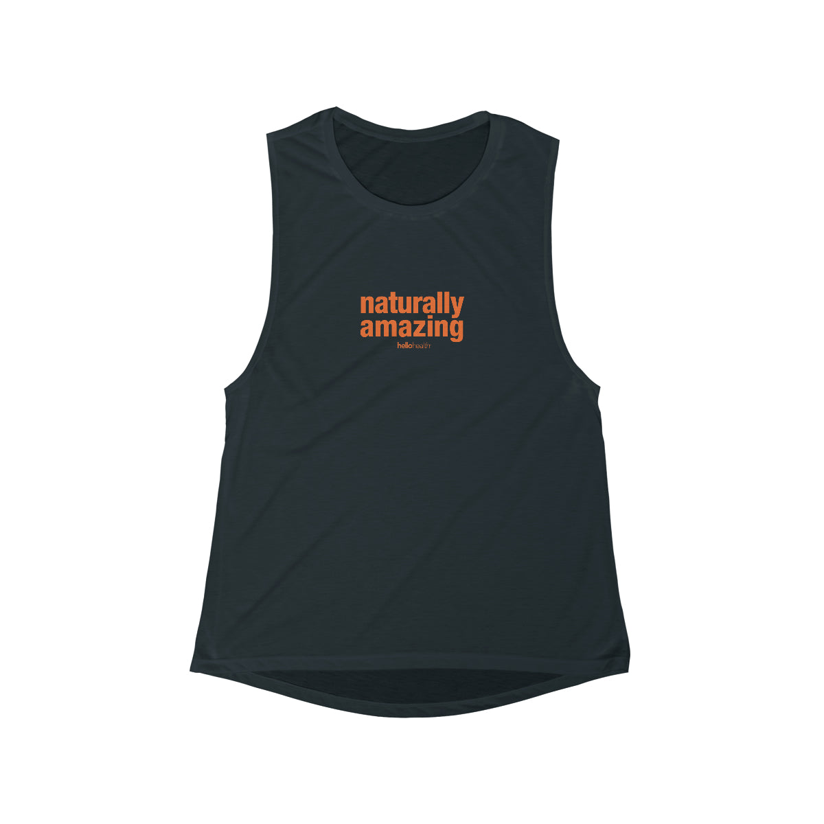 naturally amazing Women's Flowy Scoop Muscle Tank