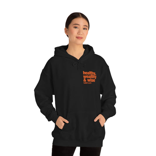 healthy, wealthy & wise Heavy Blend™ Hooded Sweatshirt