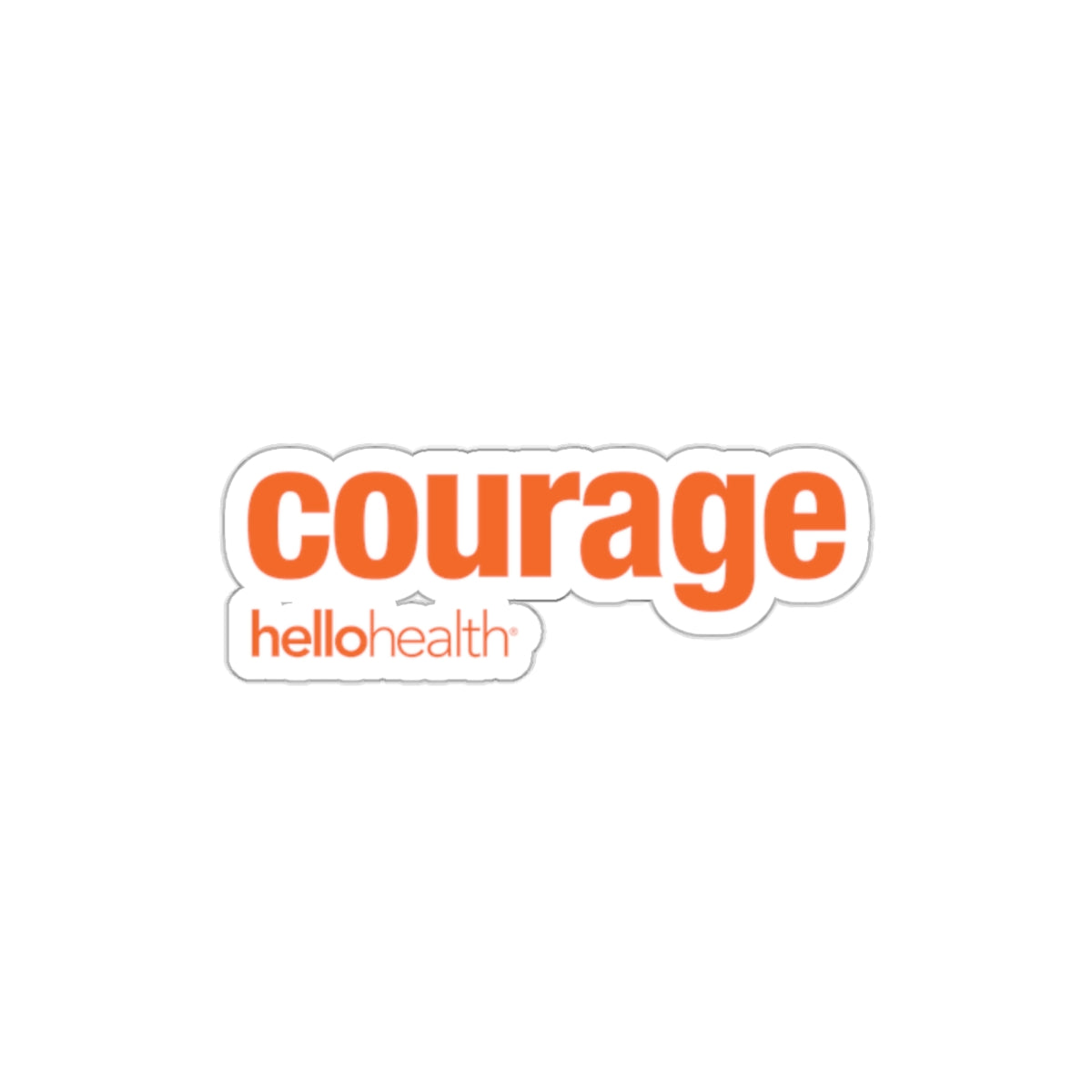 courage Sticker