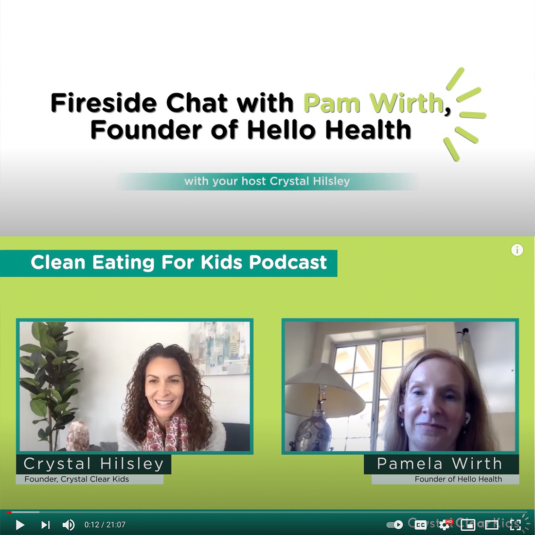 Fireside Chat with Pam Wirth, Founder of Hello Health
