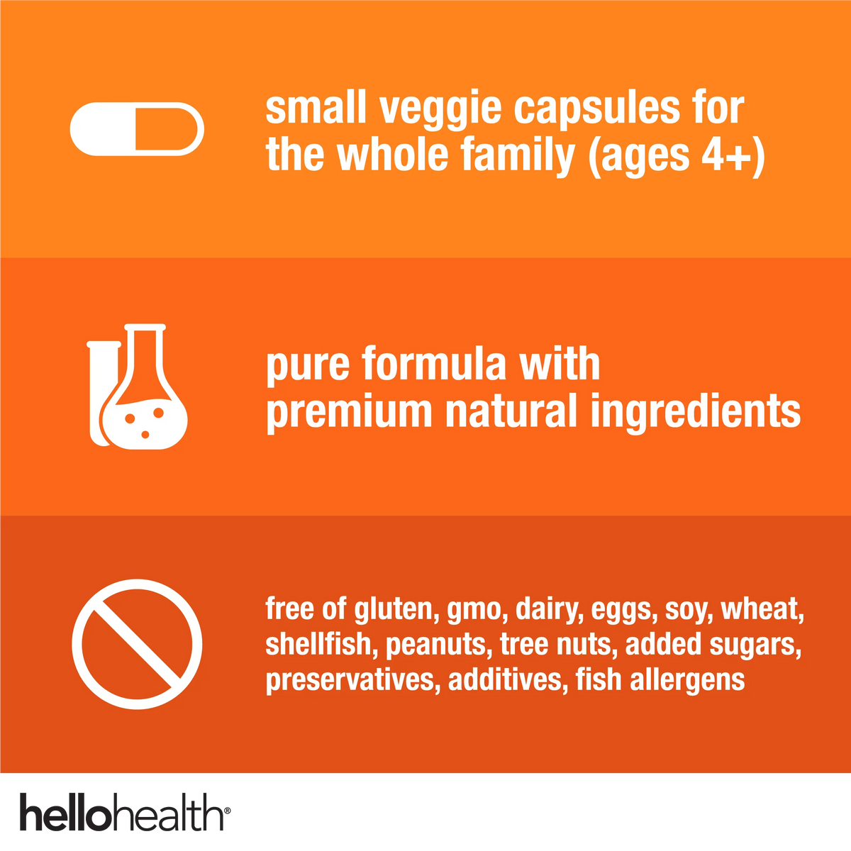 Hello Vitamins Best Brain And Body Supplement - HelloHealth – hellohealth