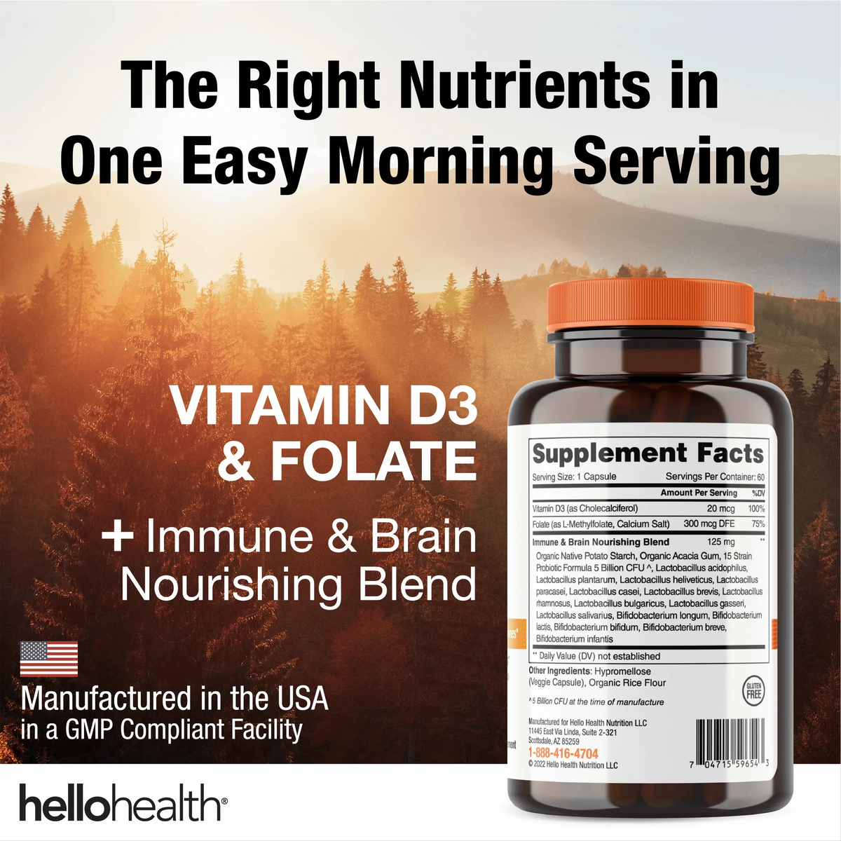 Hello Vitamins Best Brain And Body Supplement - HelloHealth – hellohealth