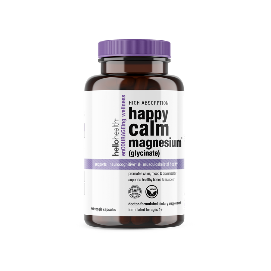 Happy Calm Magnesium Glycinate capsules