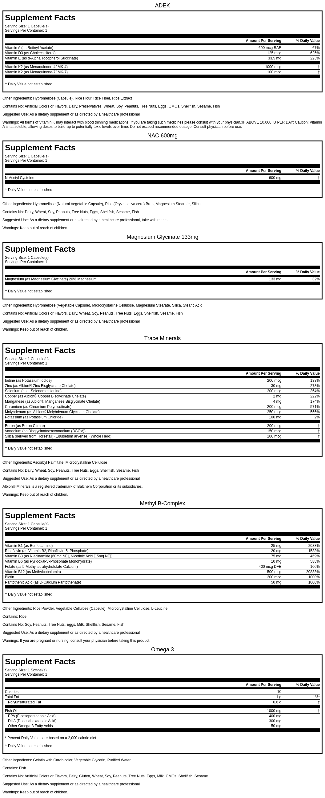 Methylation Pack