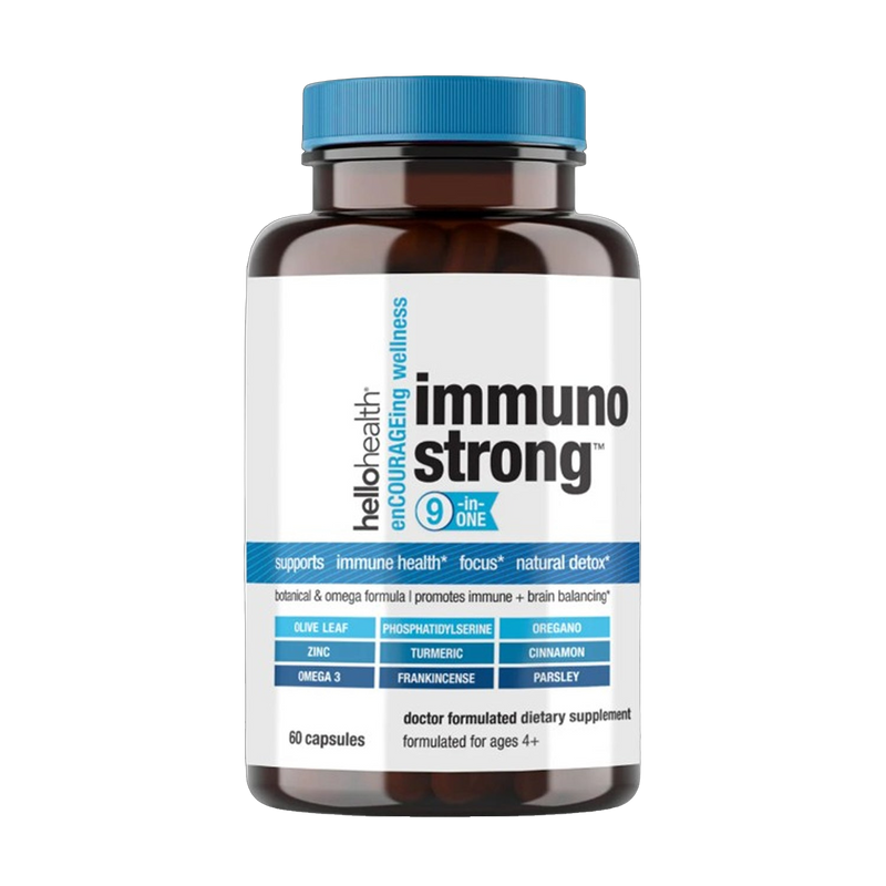 Hello Health 9-in-1 Immune Support Natural & Detox capsules