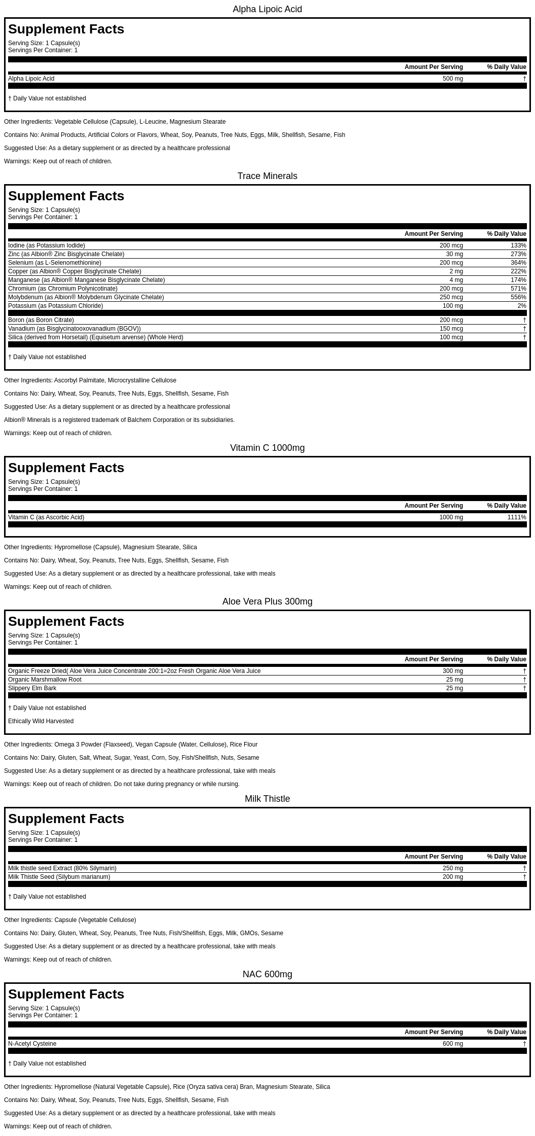 Environmental Toxin Detox Pack