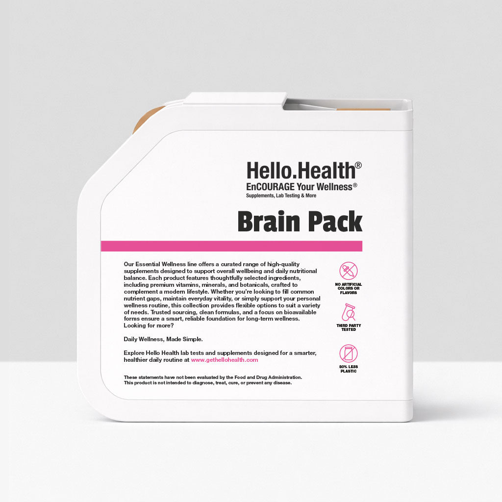 Brain Pack to Stabilize Stress and Support Cognition