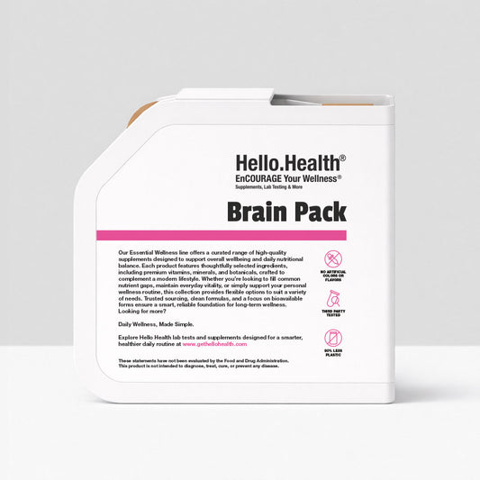 Brain Pack to Stabilize Stress and Support Cognition