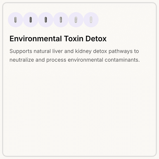 Environmental Toxin Detox Pack with NAC, Alpha Lipoic Acid, Milk Thistle, Soothing Fiber, Vitamin C & Trace Minerals