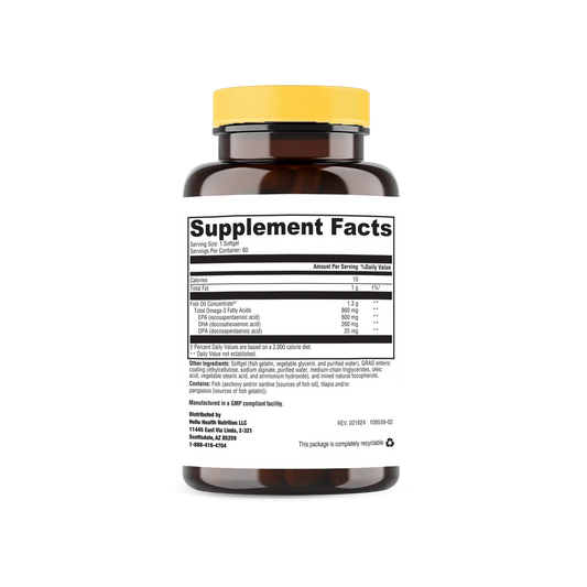 Super Omega-3 EPA/DHA Fish Oil 60 Softgels