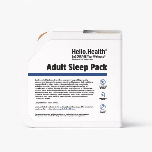 Sleep Pack with Theanine, Magnesium, Chamomile, Lemon balm & Passionflower