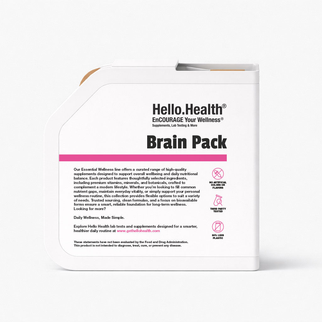 Brain Pack to Stabilize Stress and Support Cognition