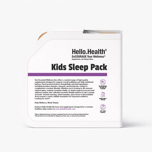 Kids Herbal Sleep Support with Theanine, Magnesium, Chamomile, Lemon Balm & Passionflower