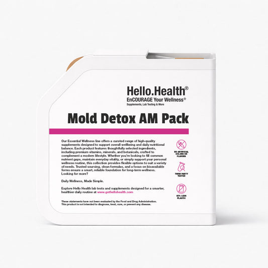 Mold Detox- AM - with NAC, Milk Thistle, Alpha Lipoic Acid, Soothing Fiber & Probiotic