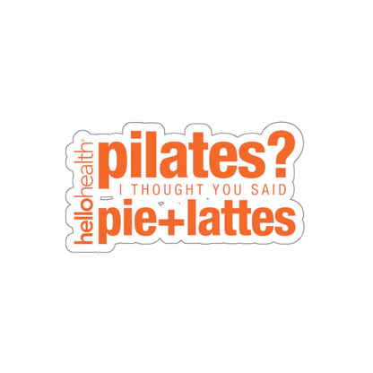 pie + lattes Sticker