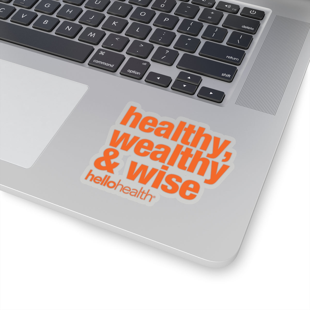 healthy, wealthy & wise Sticker