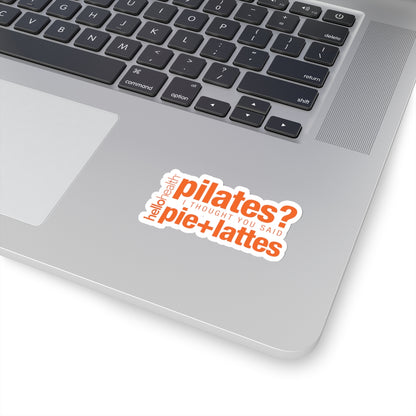 pie + lattes Sticker