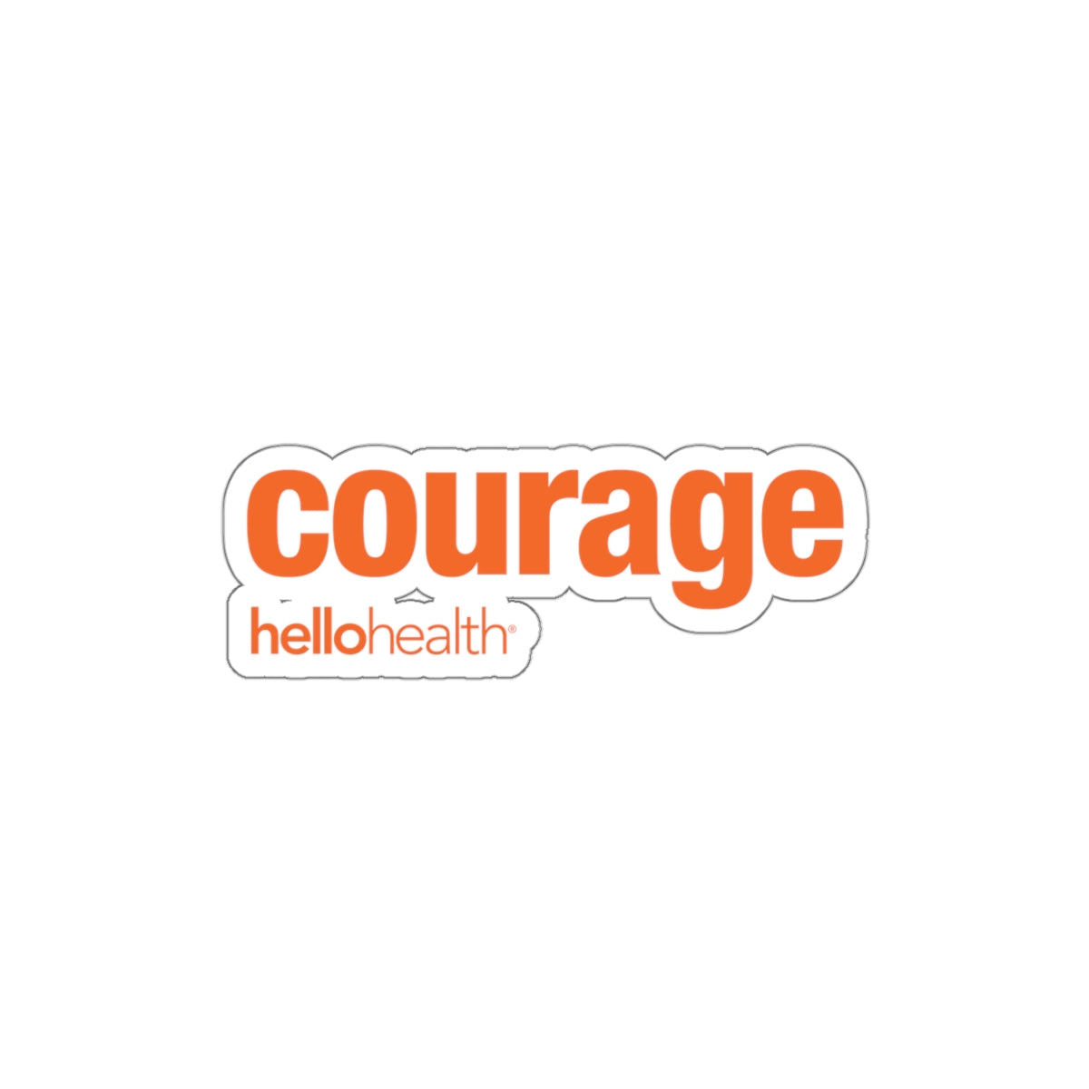 courage Sticker