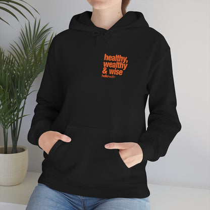 healthy, wealthy & wise Heavy Blend™ Hooded Sweatshirt