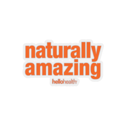 naturally amazing Sticker