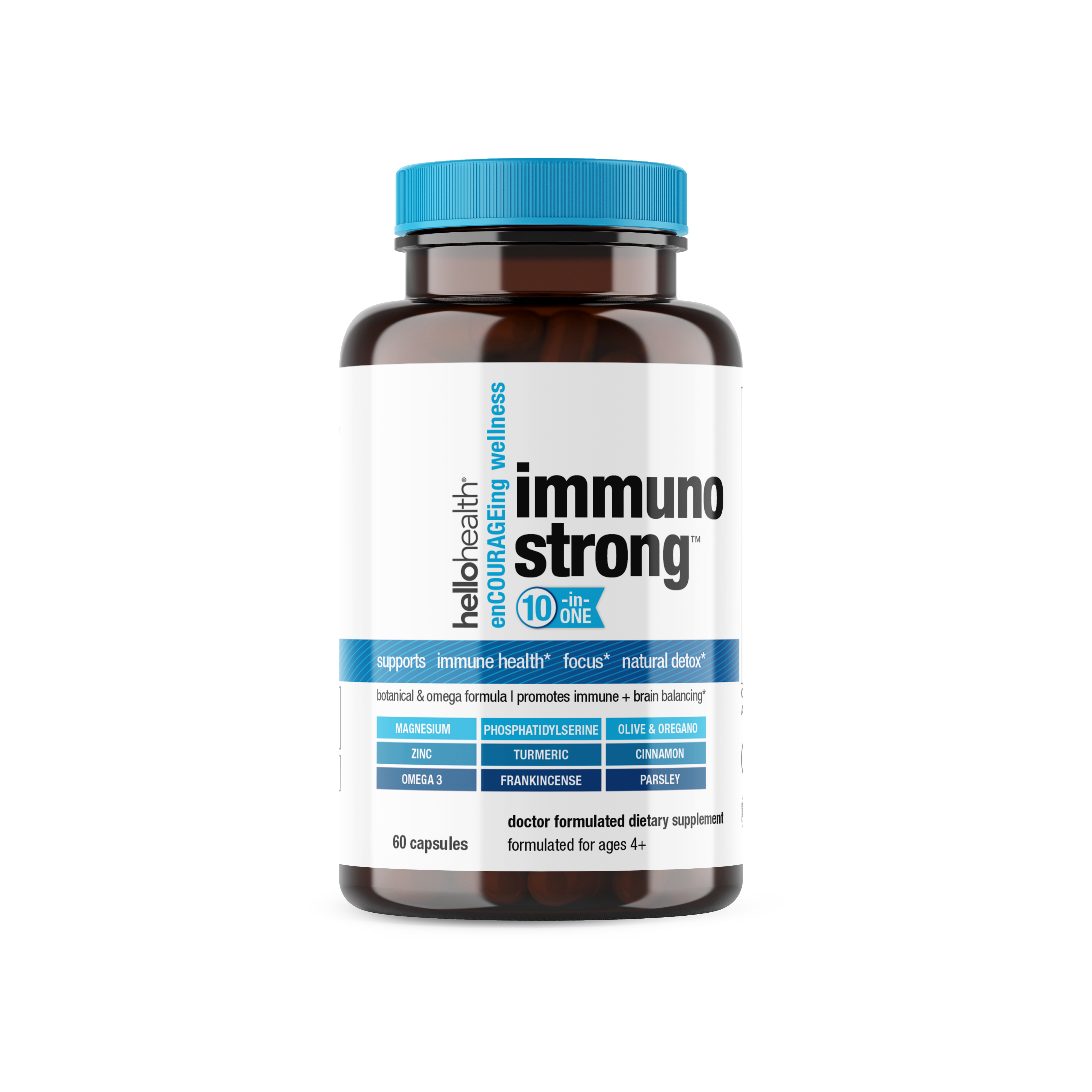 10-in-1 Immune Support Natural & Detox capsules