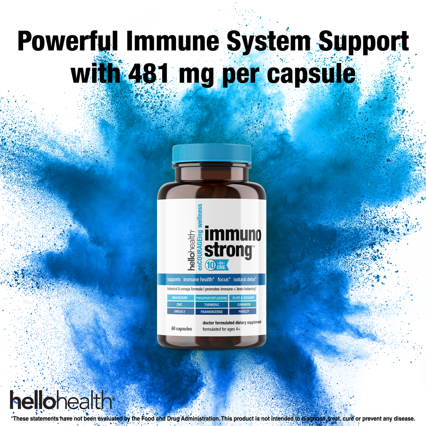10-in-1 Immune Support Natural & Detox capsules