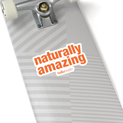 naturally amazing Sticker