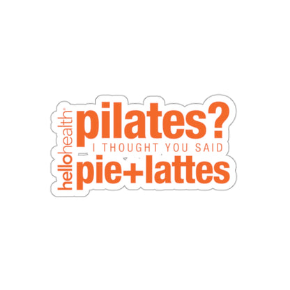 pie + lattes Sticker