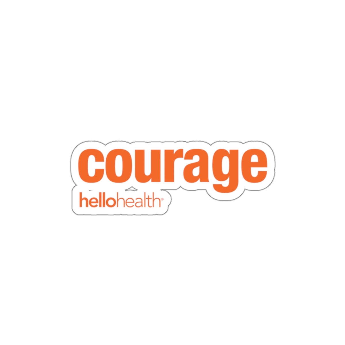 courage Sticker