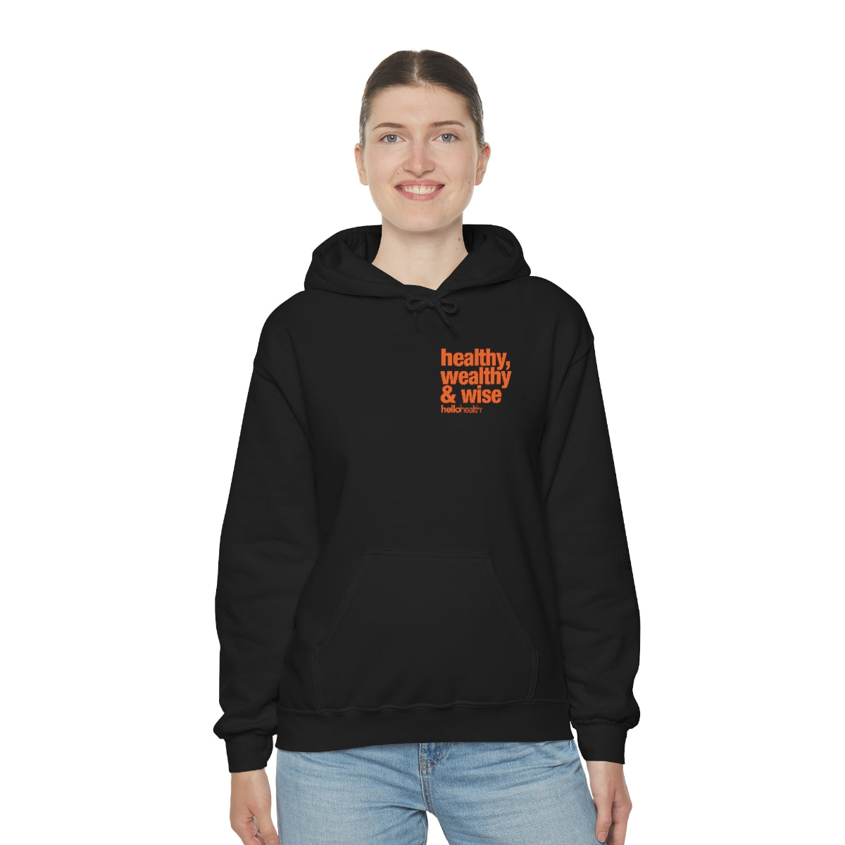 healthy, wealthy & wise Heavy Blend™ Hooded Sweatshirt